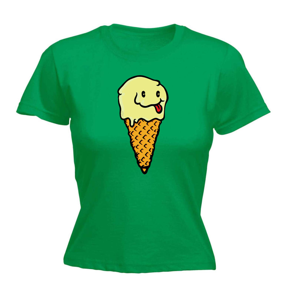 Big Ice Cream - Funny Womens T-Shirt Tshirt