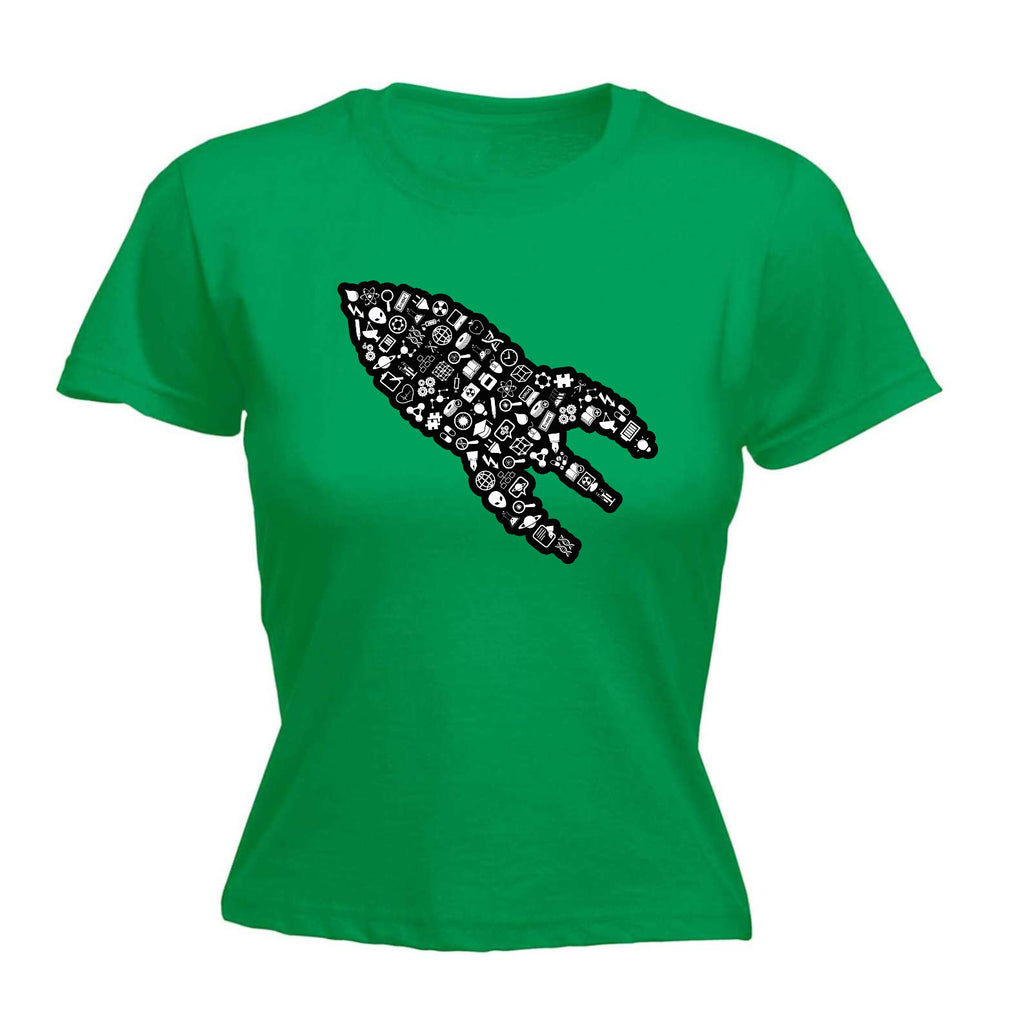 Rocket Ship Science - Funny Womens T-Shirt Tshirt