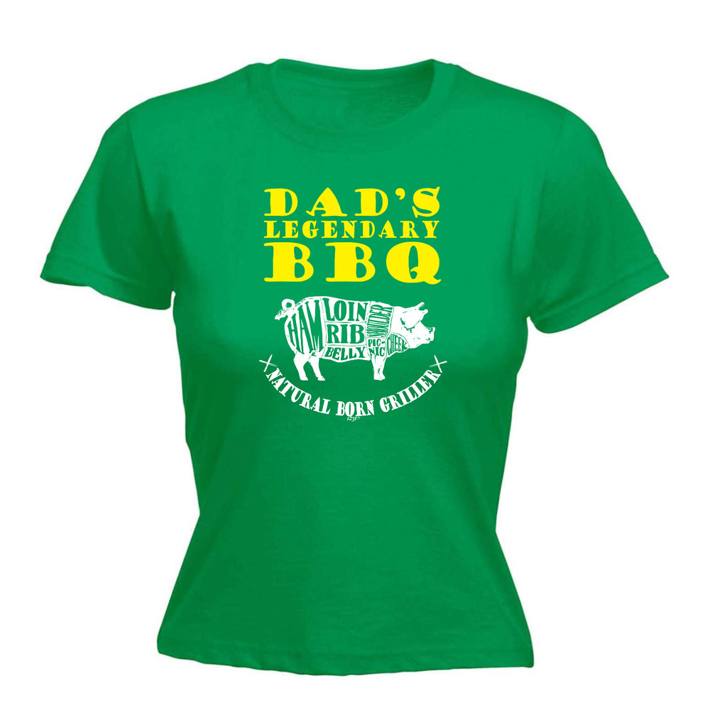 Dad Legendary Bbq Barbeque - Funny Womens T-Shirt Tshirt