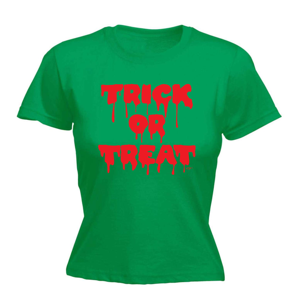 Trick Or Treat Halloween - Funny Womens T-Shirt Tshirt