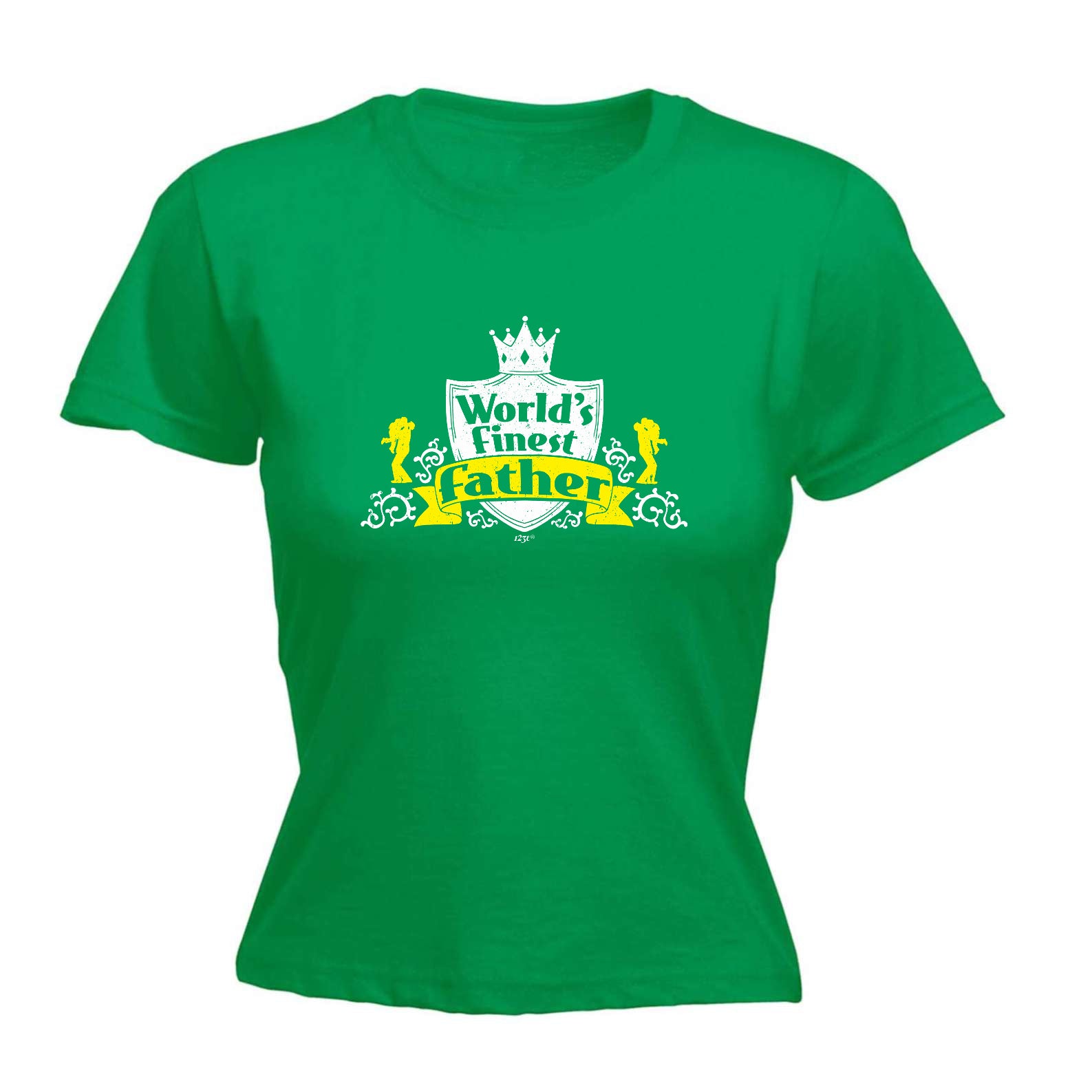Worlds Finest Father - Funny Womens T-Shirt Tshirt