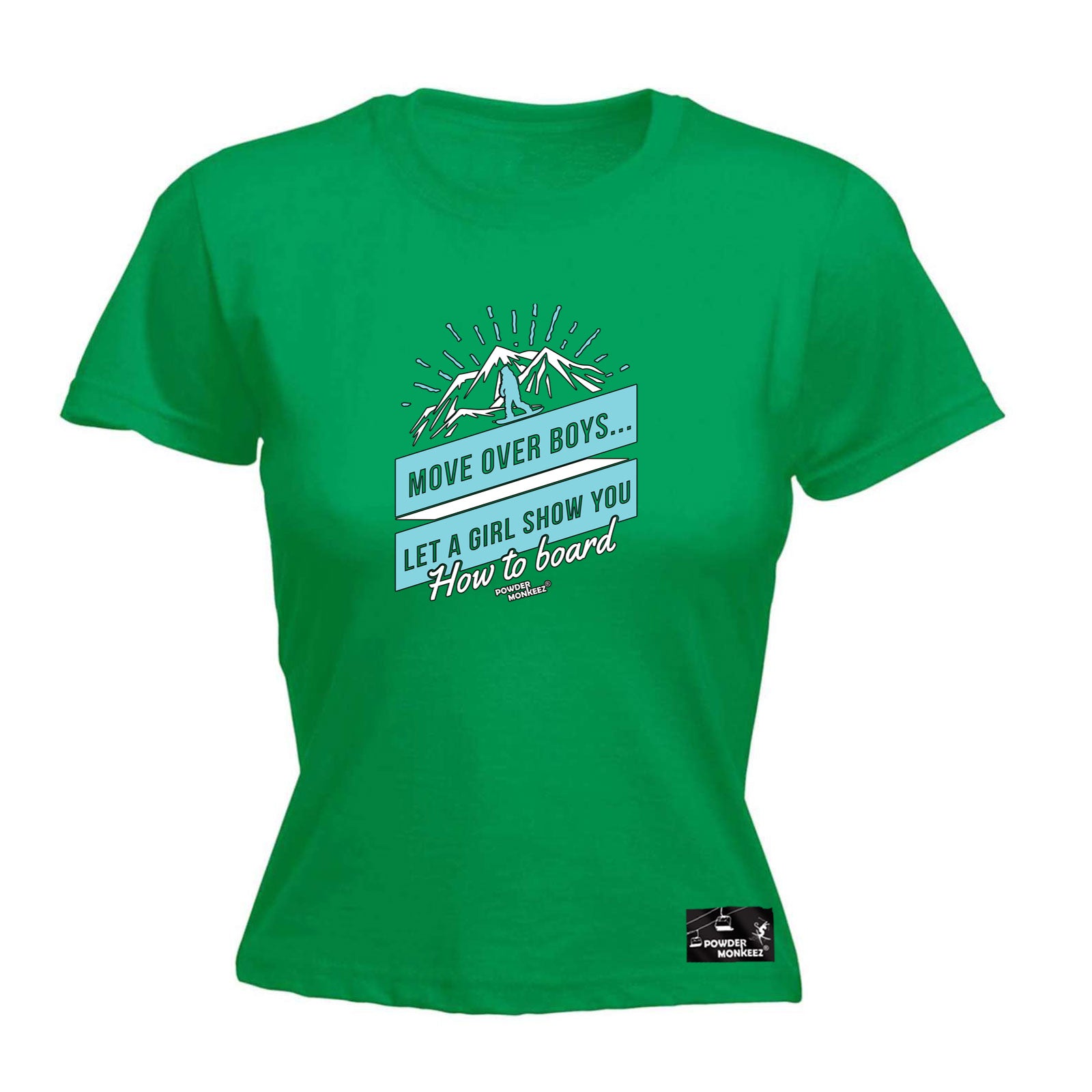 Pm Move Over Boys How To Board - Funny Womens T-Shirt Tshirt