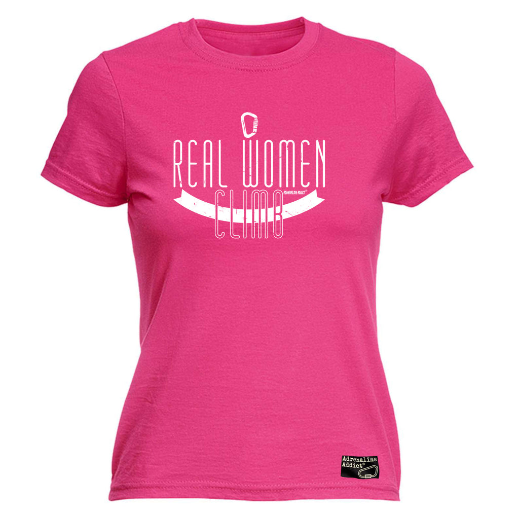 Aa Real Women Climb - Funny Womens T-Shirt Tshirt