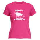 Family Christmas Brown - Funny Womens T-Shirt Tshirt