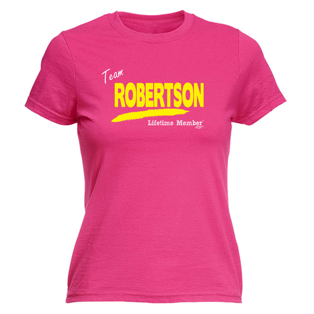 Robertson V1 Lifetime Member - Funny Womens T-Shirt Tshirt