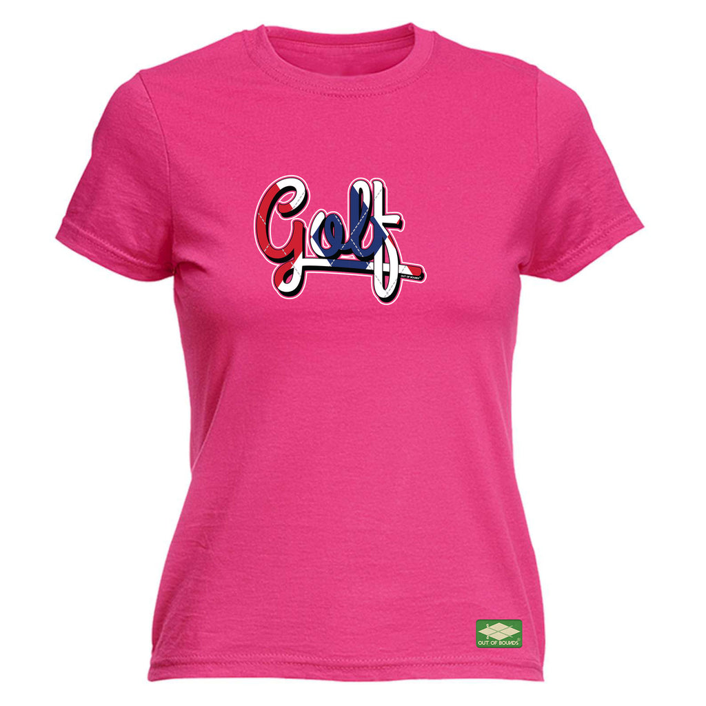Oob Golf Argyle Pattern - Funny Womens T-Shirt Tshirt