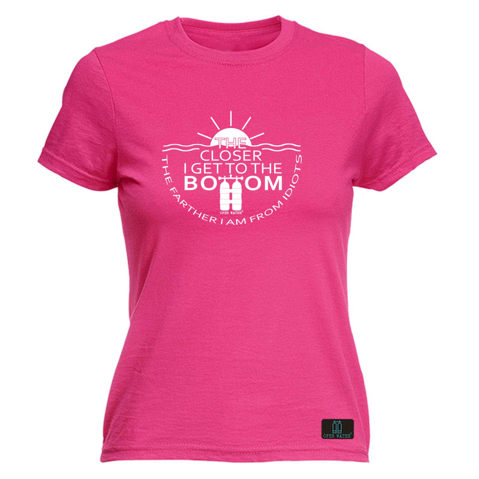 Ow The Closer I Get To The Bottom - Funny Womens T-Shirt Tshirt