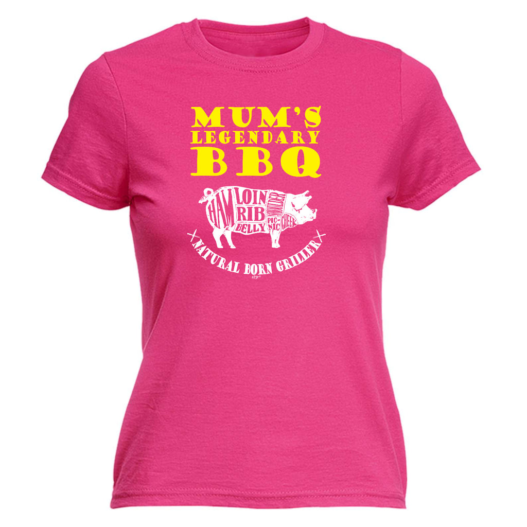 Mums Legendary Bbq Barbeque - Funny Womens T-Shirt Tshirt