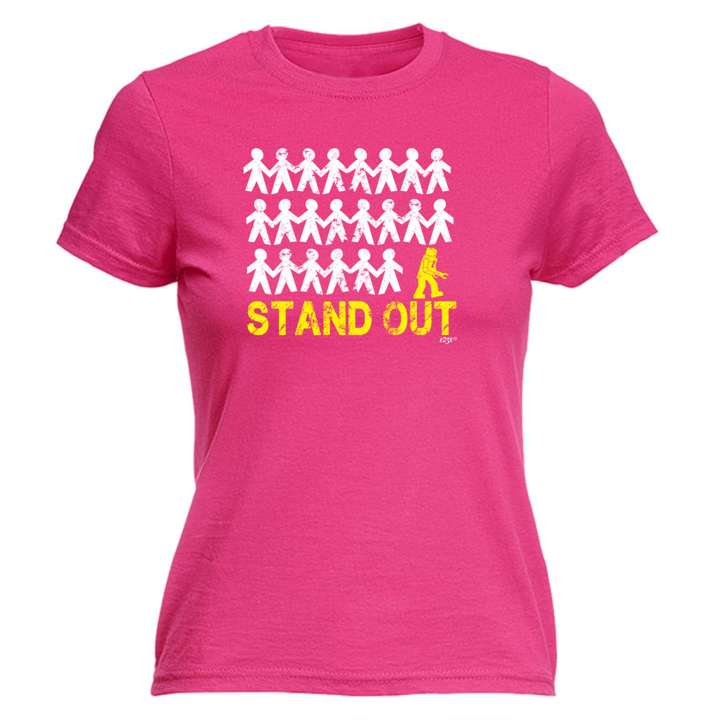 Stand Out Robot - Funny Womens T-Shirt Tshirt