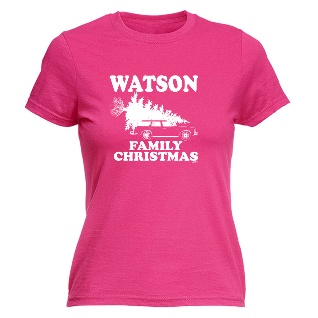 Family Christmas Watson - Funny Womens T-Shirt Tshirt