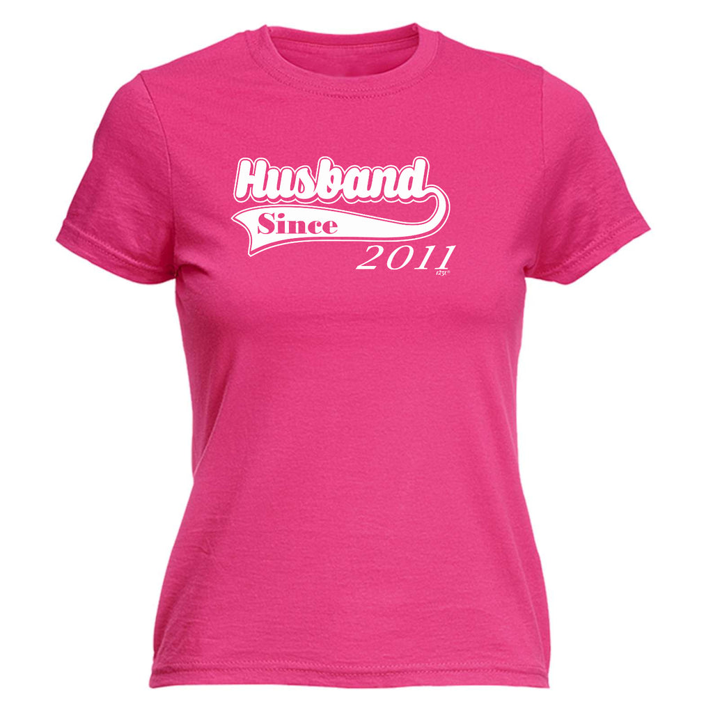 Husband Since 2011 - Funny Womens T-Shirt Tshirt