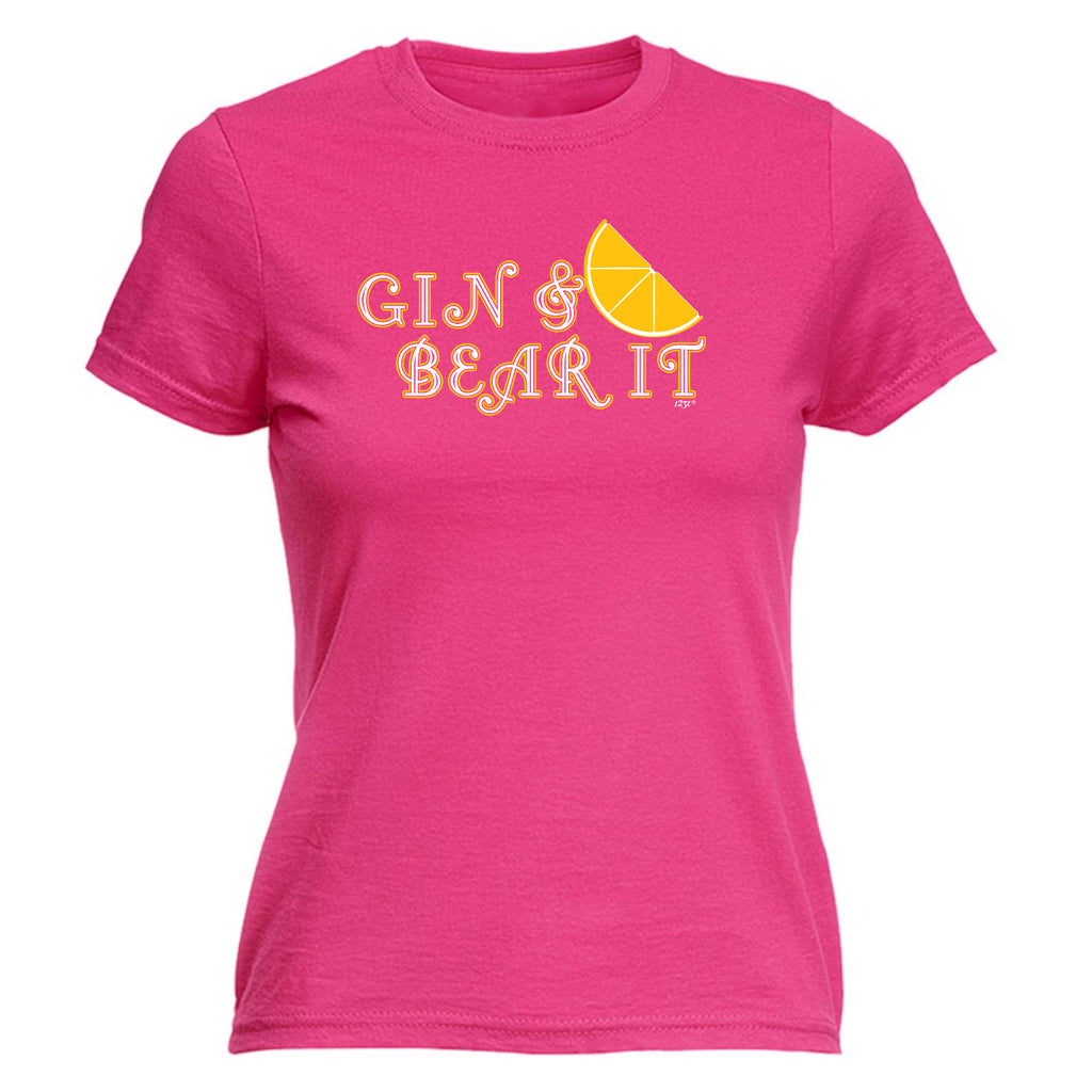 Gin And Bear It - Funny Womens T-Shirt Tshirt