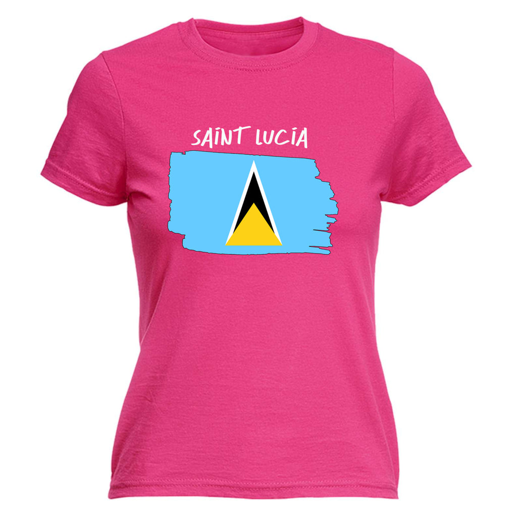 Saint Lucia - Funny Womens T-Shirt Tshirt