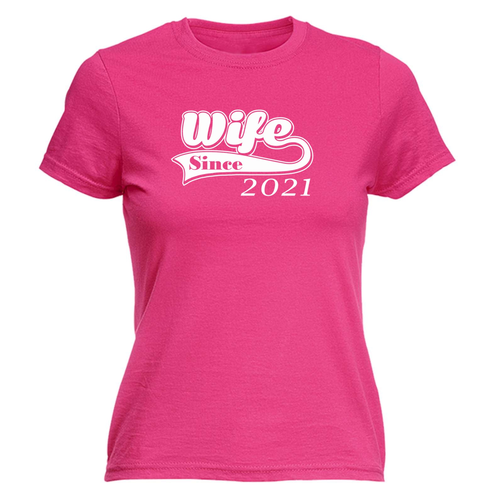Wife Since 2021 - Funny Womens T-Shirt Tshirt