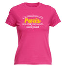 Paris My Parents Went To And All Got - Funny Womens T-Shirt Tshirt