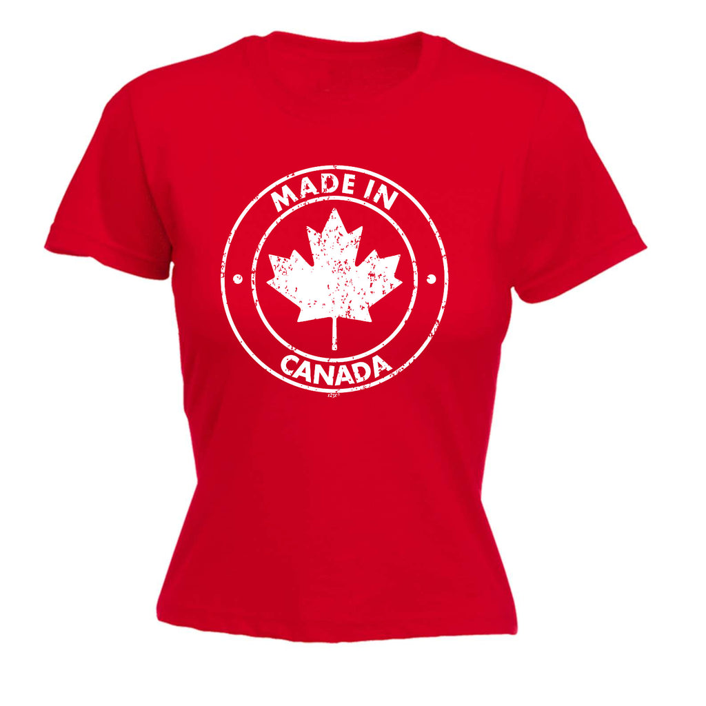 Made In Canada - Funny Womens T-Shirt Tshirt