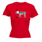Zebra Stripe - Funny Womens T-Shirt Tshirt