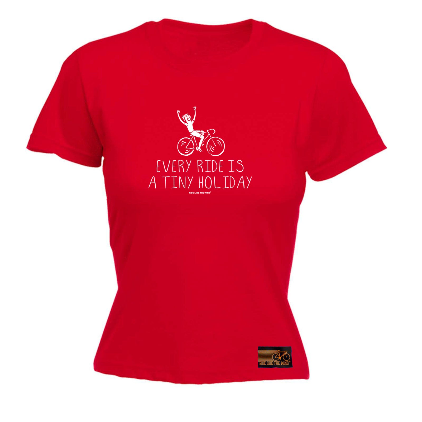 Rltw Every Ride Is A Tiny Holiday - Funny Womens T-Shirt Tshirt