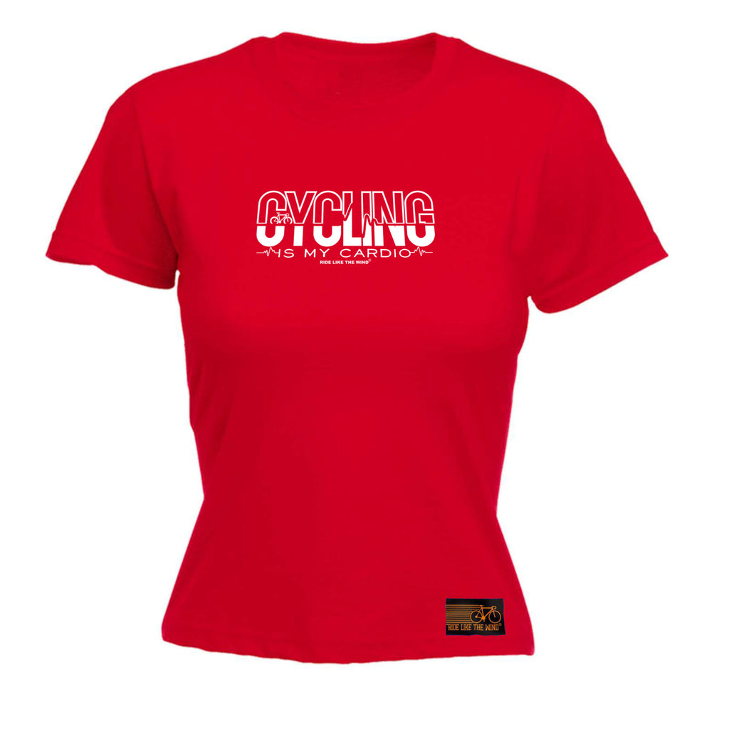 Rltw Cycling Is My Cardio - Funny Womens T-Shirt Tshirt
