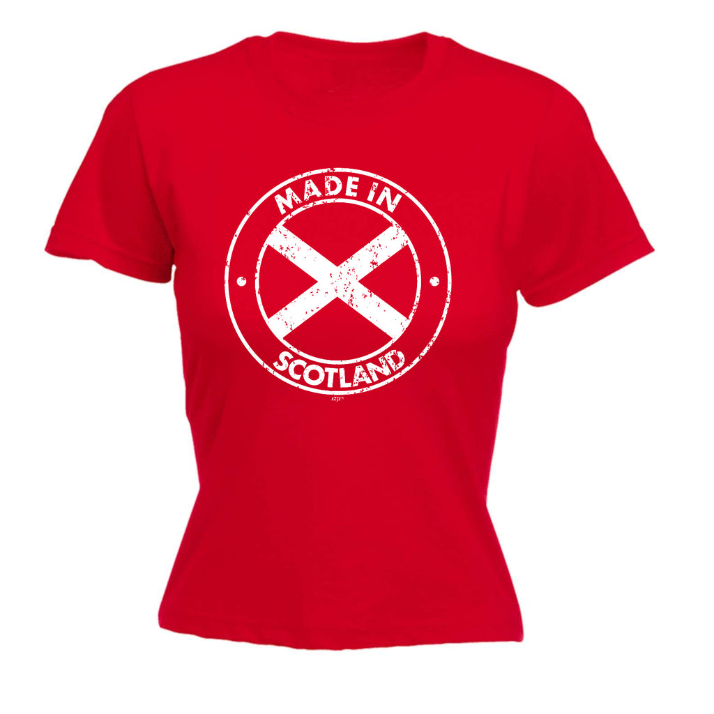 Made In Scotland - Funny Womens T-Shirt Tshirt