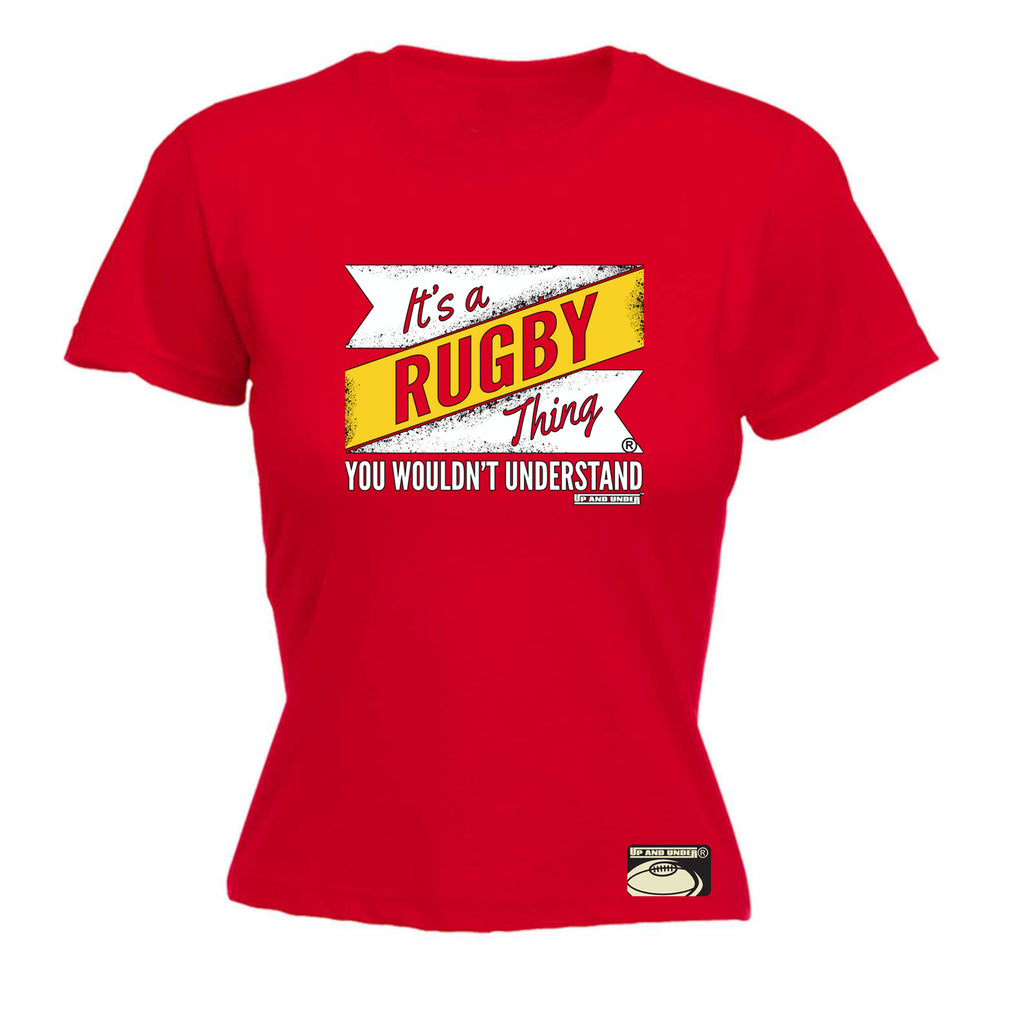 Uau Its A Rugby Thing - Funny Womens T-Shirt Tshirt
