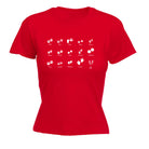 Footprints - Funny Womens T-Shirt Tshirt