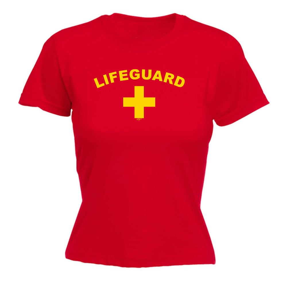 Lifeguard Yellow - Funny Womens T-Shirt Tshirt
