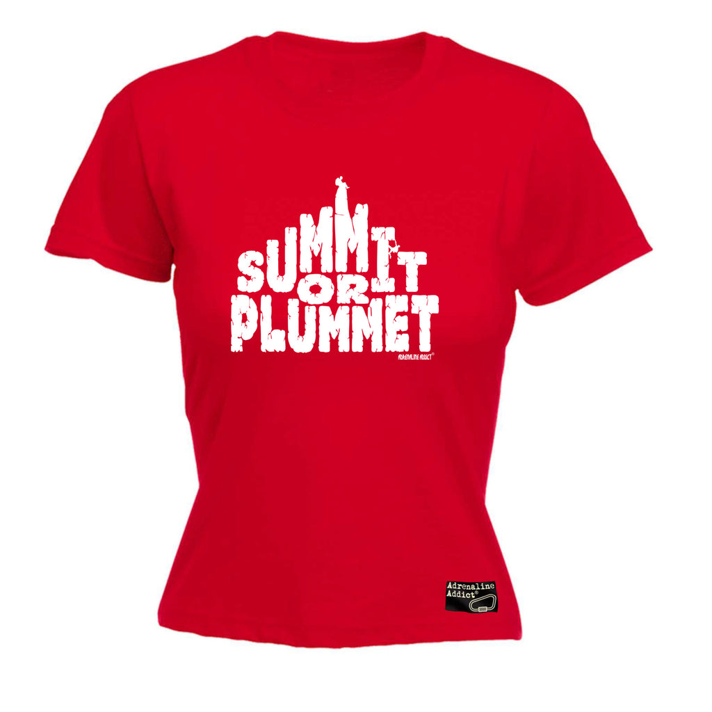 Aa Summit Or Plummet - Funny Womens T-Shirt Tshirt