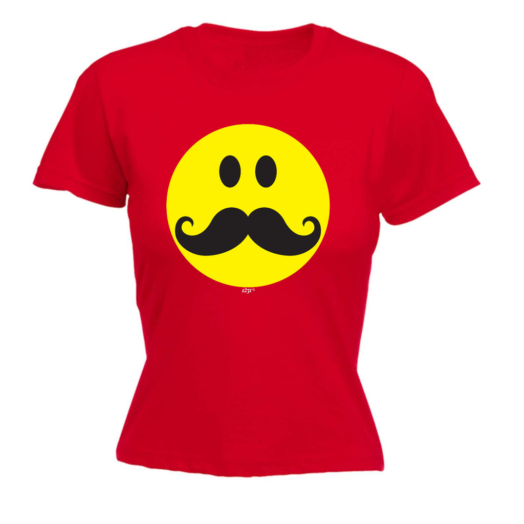 Moustache Smile - Funny Womens T-Shirt Tshirt