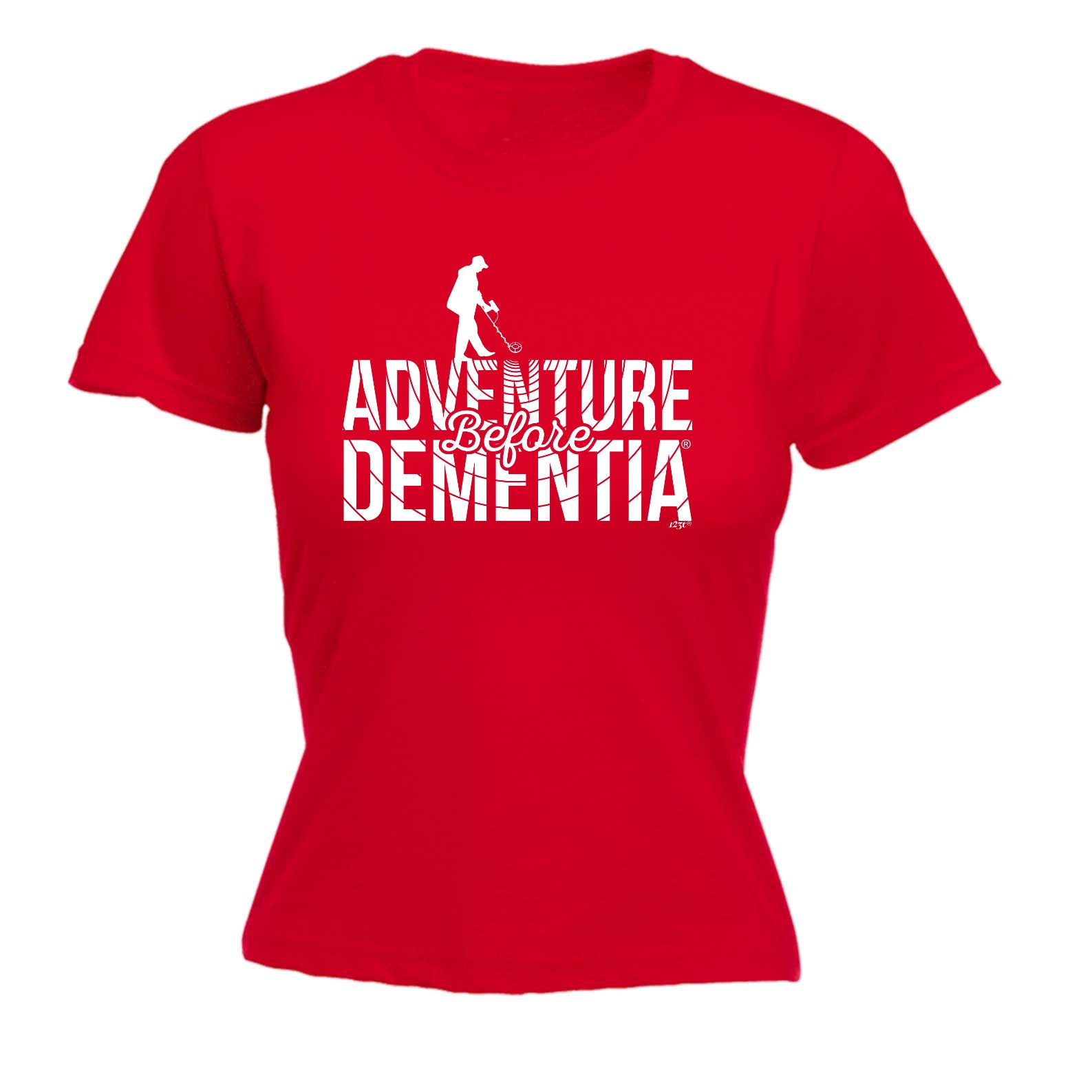 Metal Detector Adventure Before - Funny Womens T-Shirt Tshirt