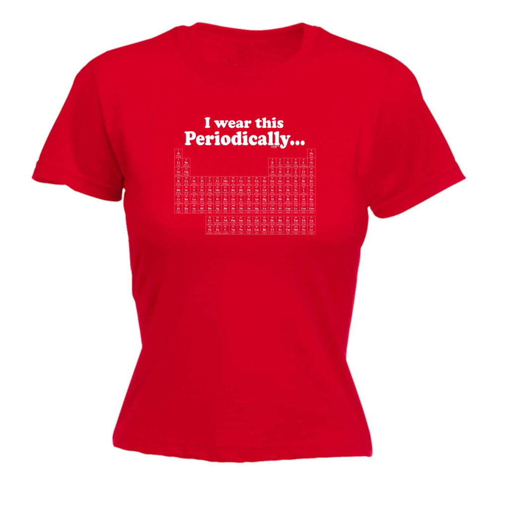 Wear This Periodically - Funny Womens T-Shirt Tshirt