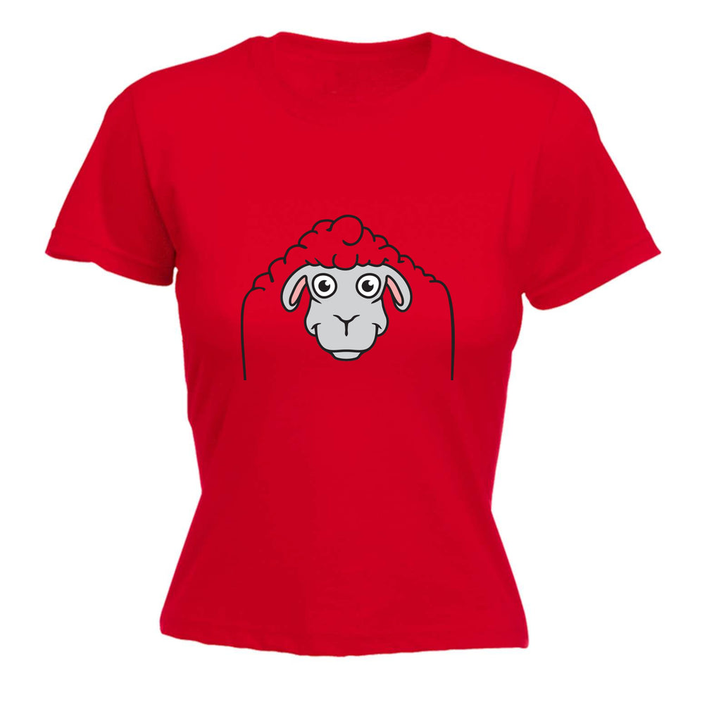 Sheep Ani Mates - Funny Womens T-Shirt Tshirt