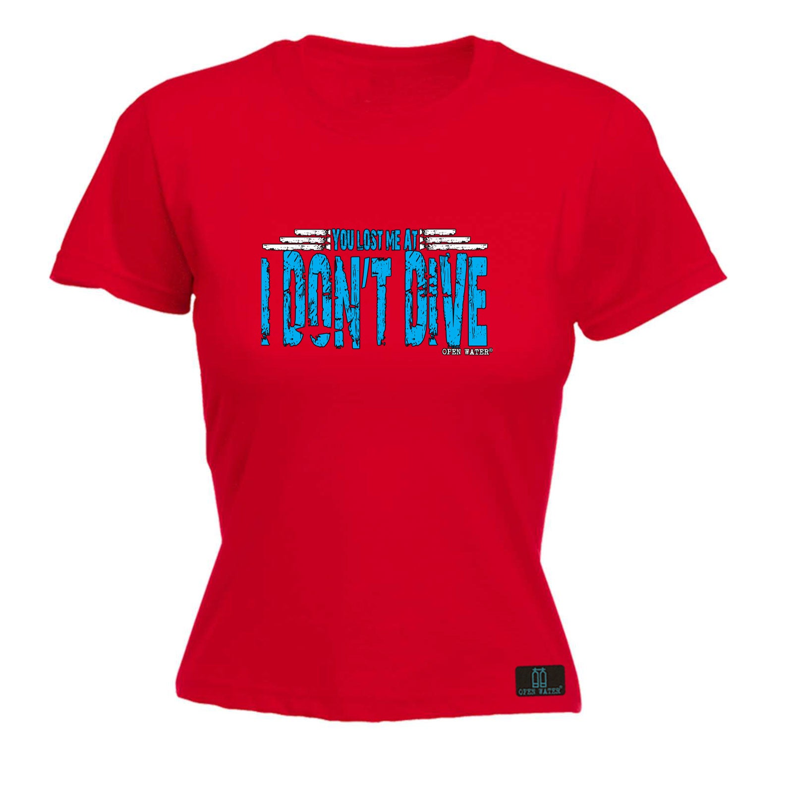 Ow You Lost Me At I Dont Dive - Funny Womens T-Shirt Tshirt