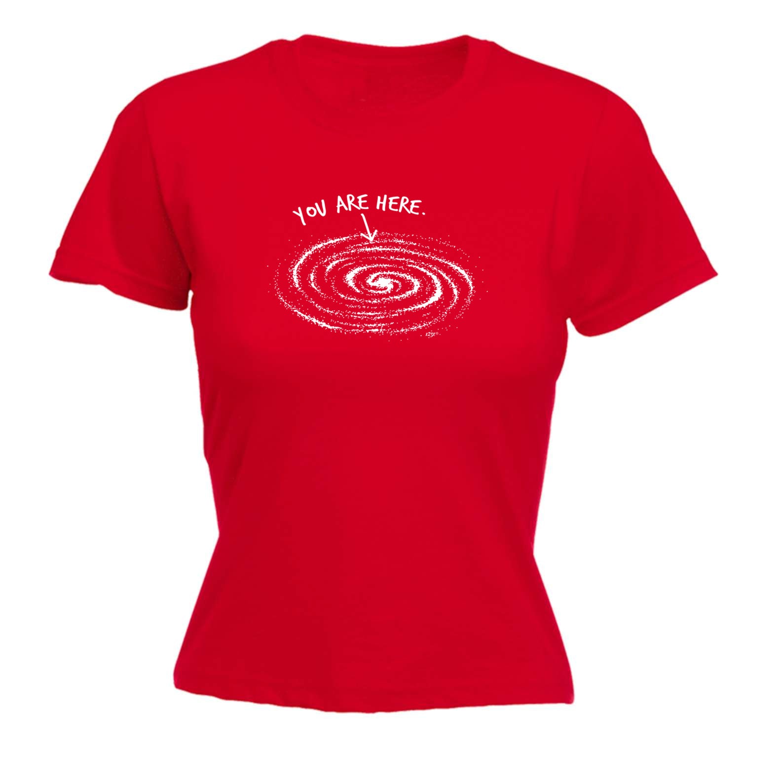 You Are Here - Funny Womens T-Shirt Tshirt