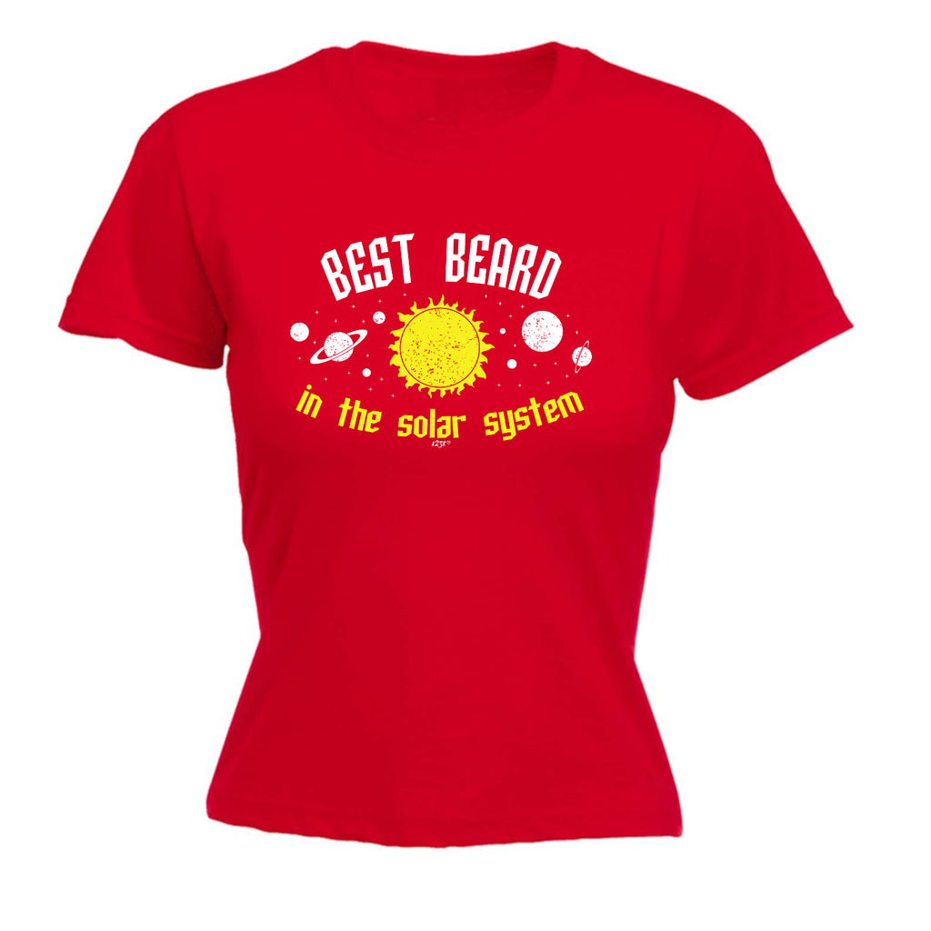 Best Beard Solar System - Funny Womens T-Shirt Tshirt