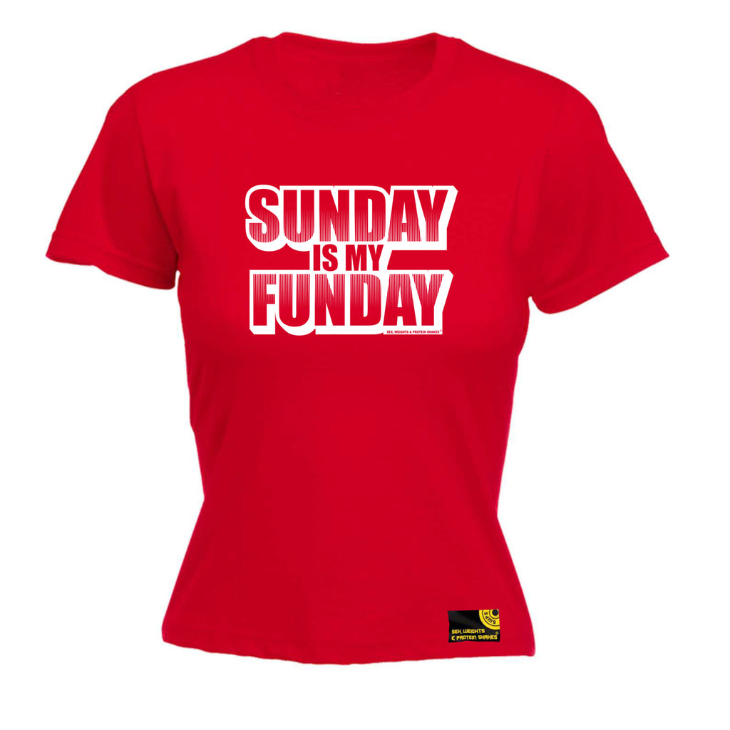 Swps Sunday Is My Funday - Funny Womens T-Shirt Tshirt