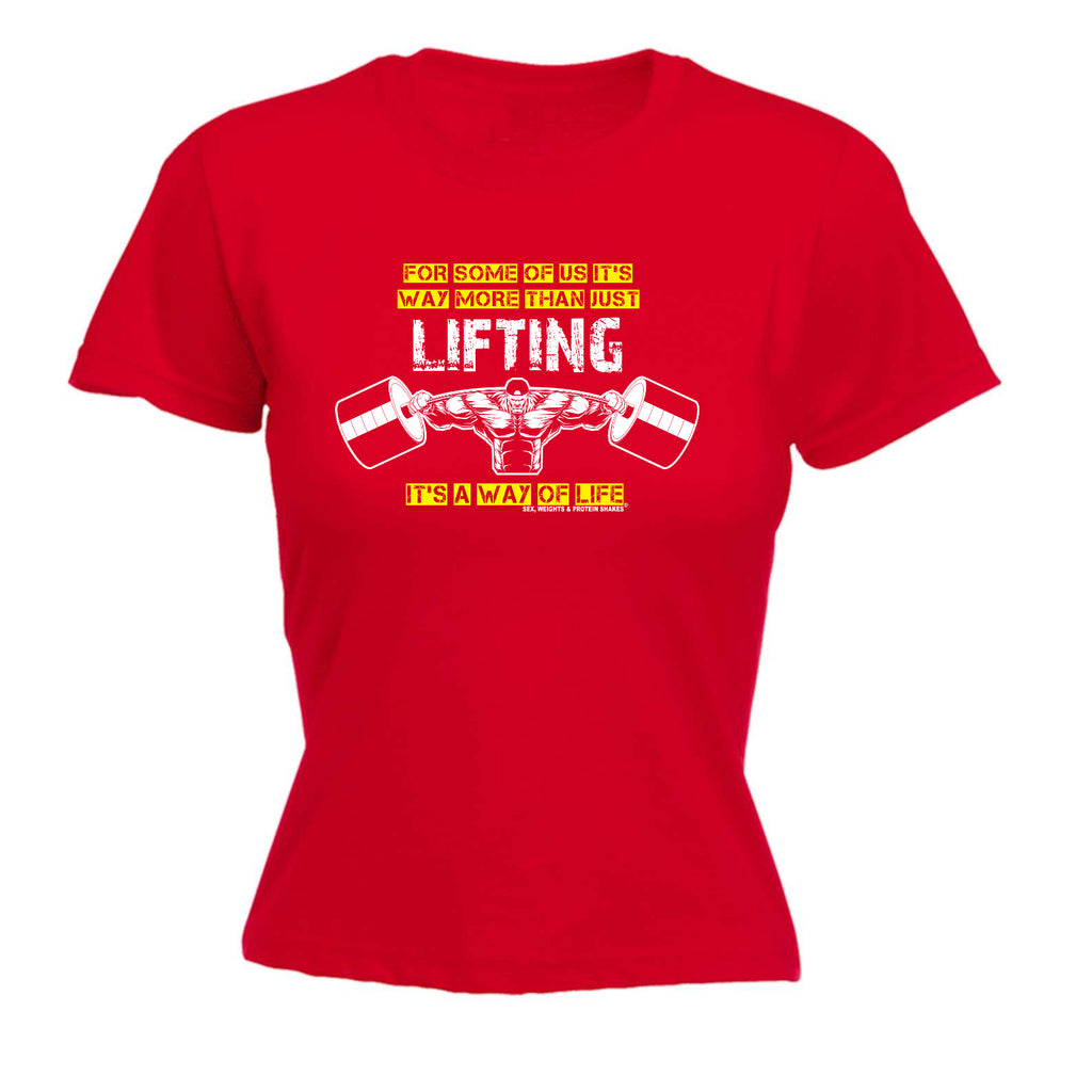 Gym Waymore Than Just Lifting - Funny Womens T-Shirt Tshirt
