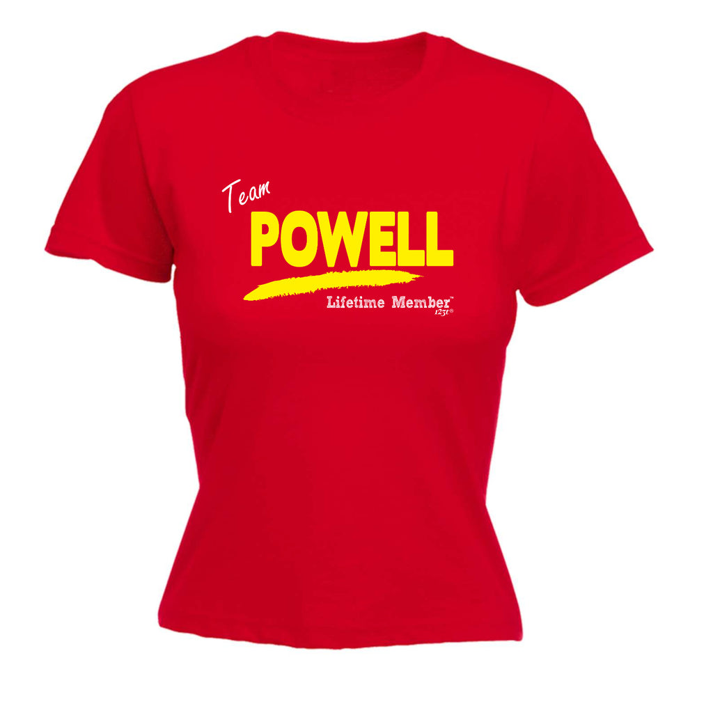 Powell V1 Lifetime Member - Funny Womens T-Shirt Tshirt