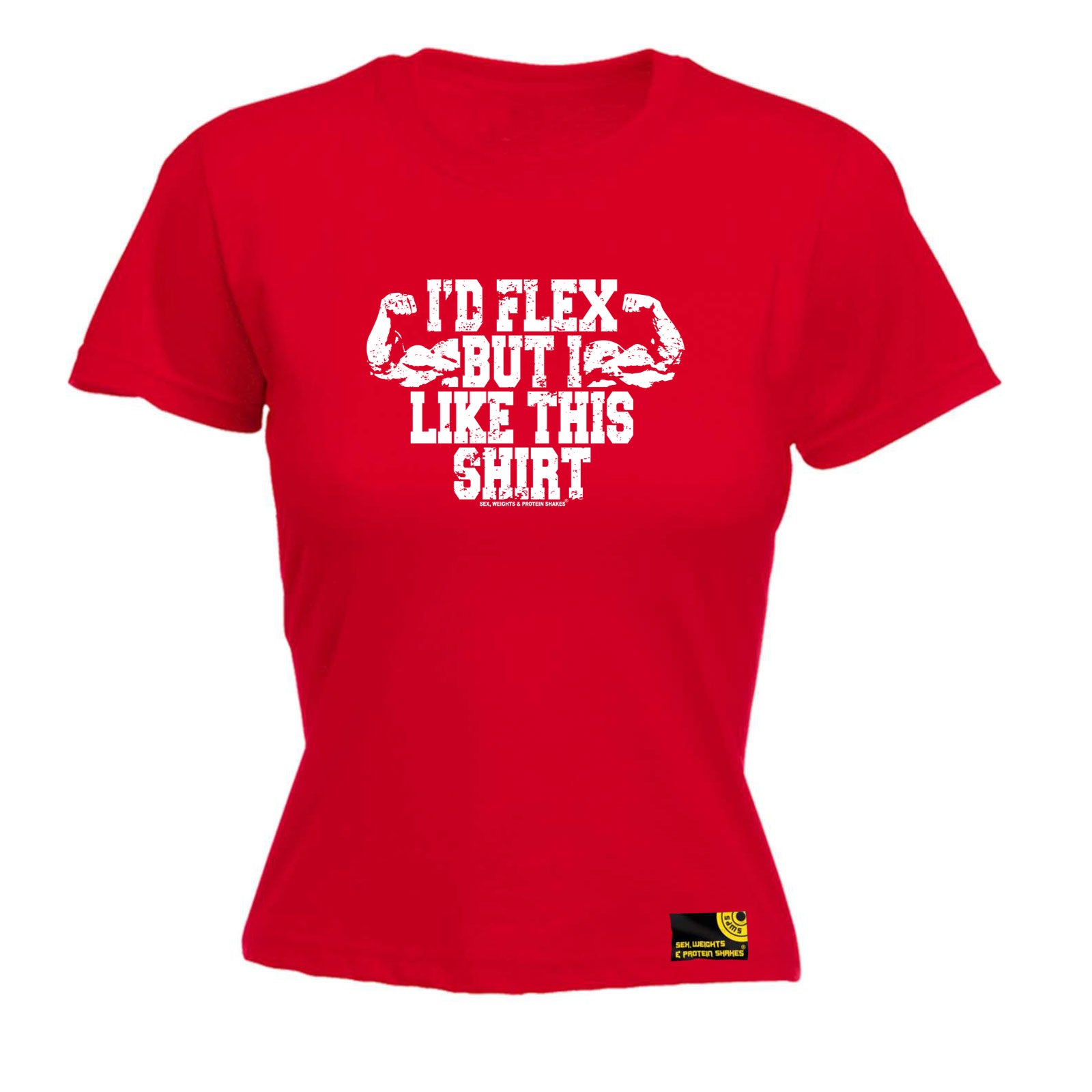 Swps Id Flex But I Like This Shirt - Funny Womens T-Shirt Tshirt