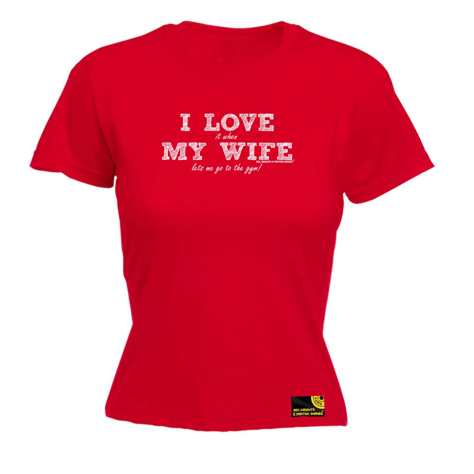 Swps I Love It When My Wife Lets Me Go To The Gym - Funny Womens T-Shirt Tshirt