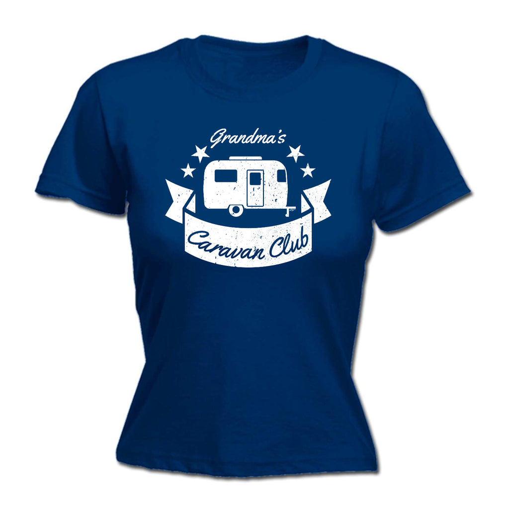Grandmas Caravan Club - Funny Womens T-Shirt Tshirt