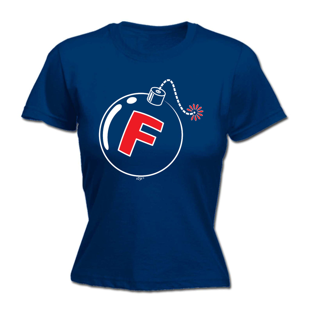 F Bomb - Funny Womens T-Shirt Tshirt