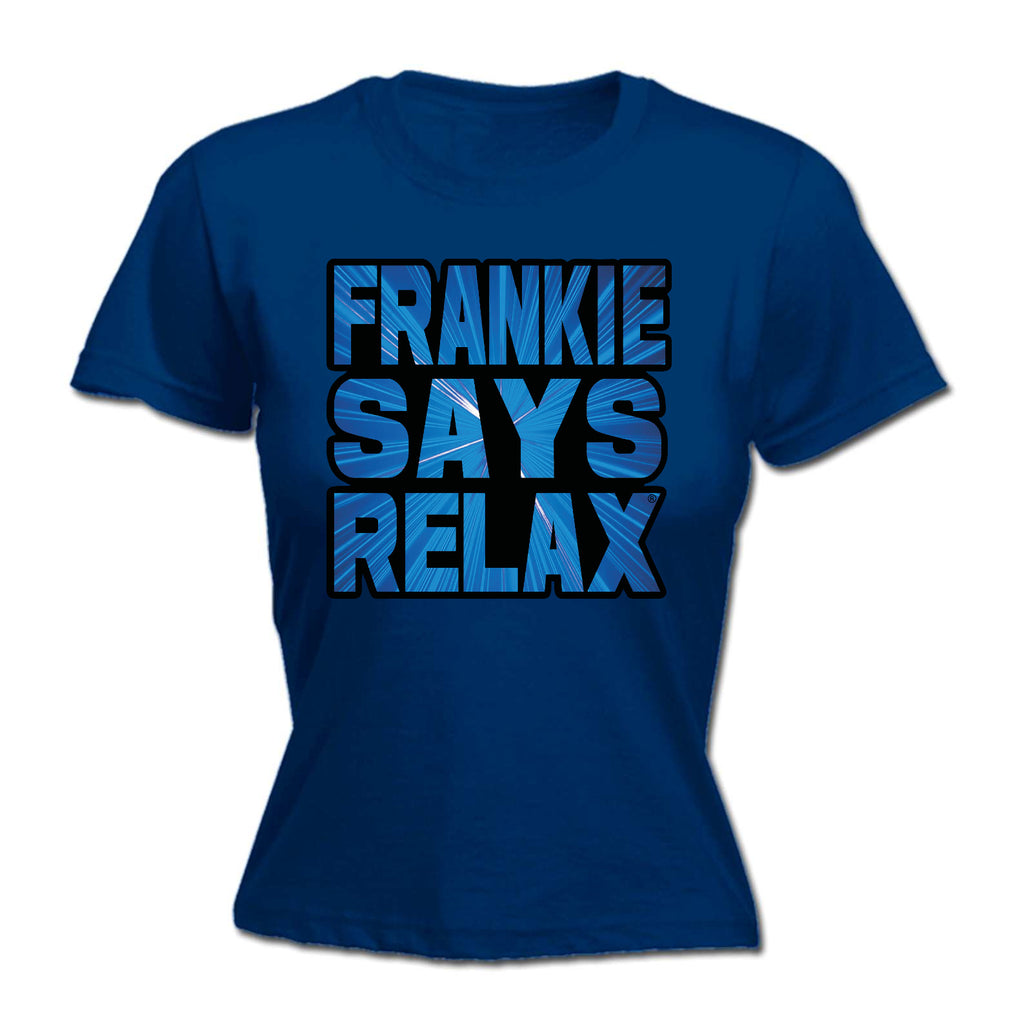 Frankie Blue Lazer - Funny Womens T-Shirt Tshirt