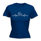 Tractor Pulse - Funny Womens T-Shirt Tshirt