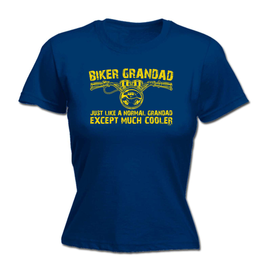 Biker Grandad - Funny Womens T-Shirt Tshirt