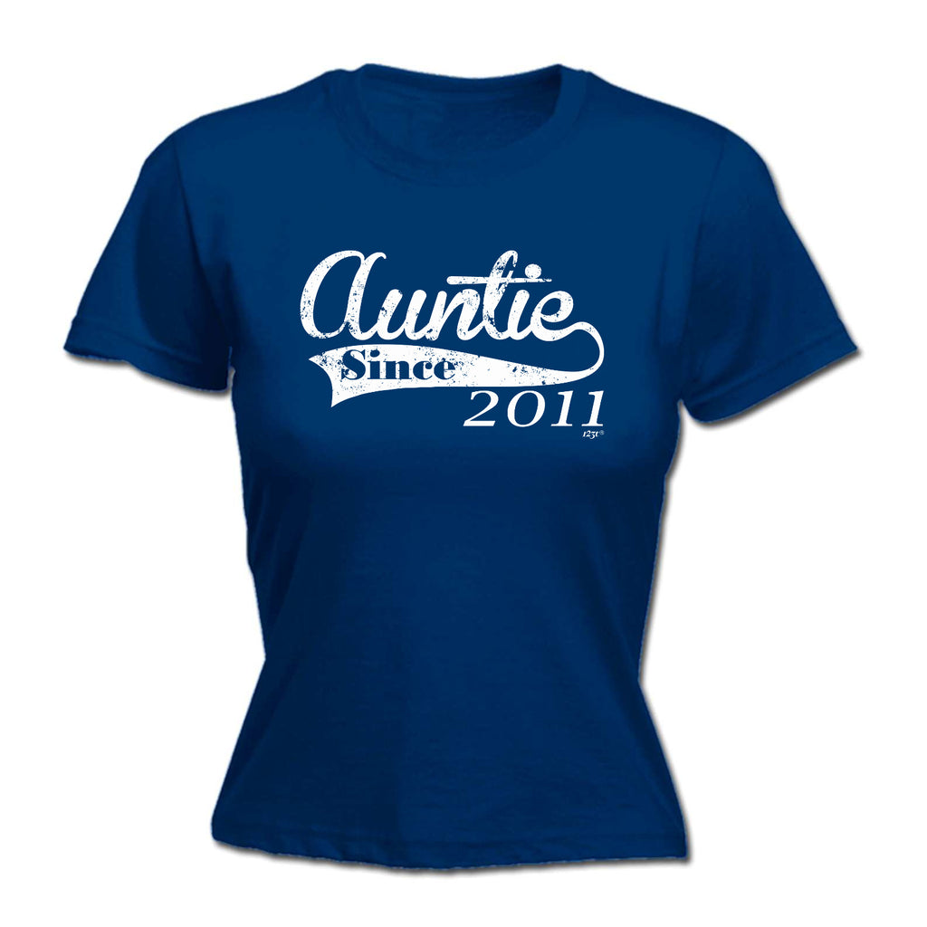 Auntie Since 2011 - Funny Womens T-Shirt Tshirt