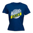 In Case Of Accident Or Drunkenness James - Funny Womens T-Shirt Tshirt