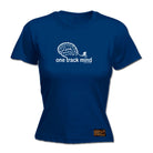 Rltw One Track Mind Bike - Funny Womens T-Shirt Tshirt