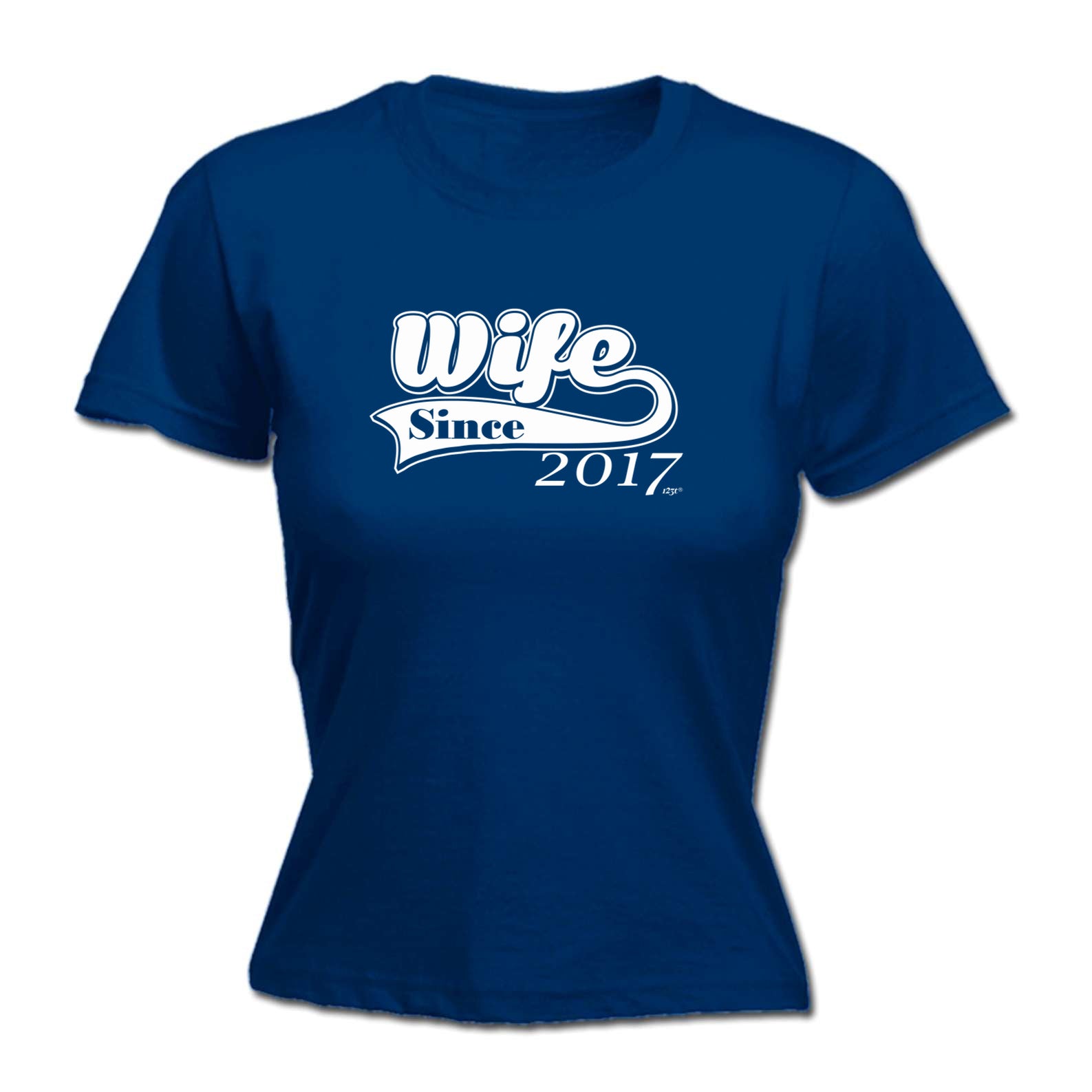 Wife Since 2017 - Funny Womens T-Shirt Tshirt