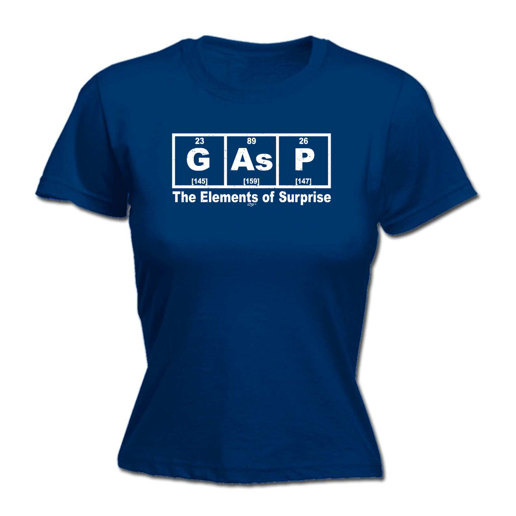 Gasp The Elements Of Surprise - Funny Womens T-Shirt Tshirt